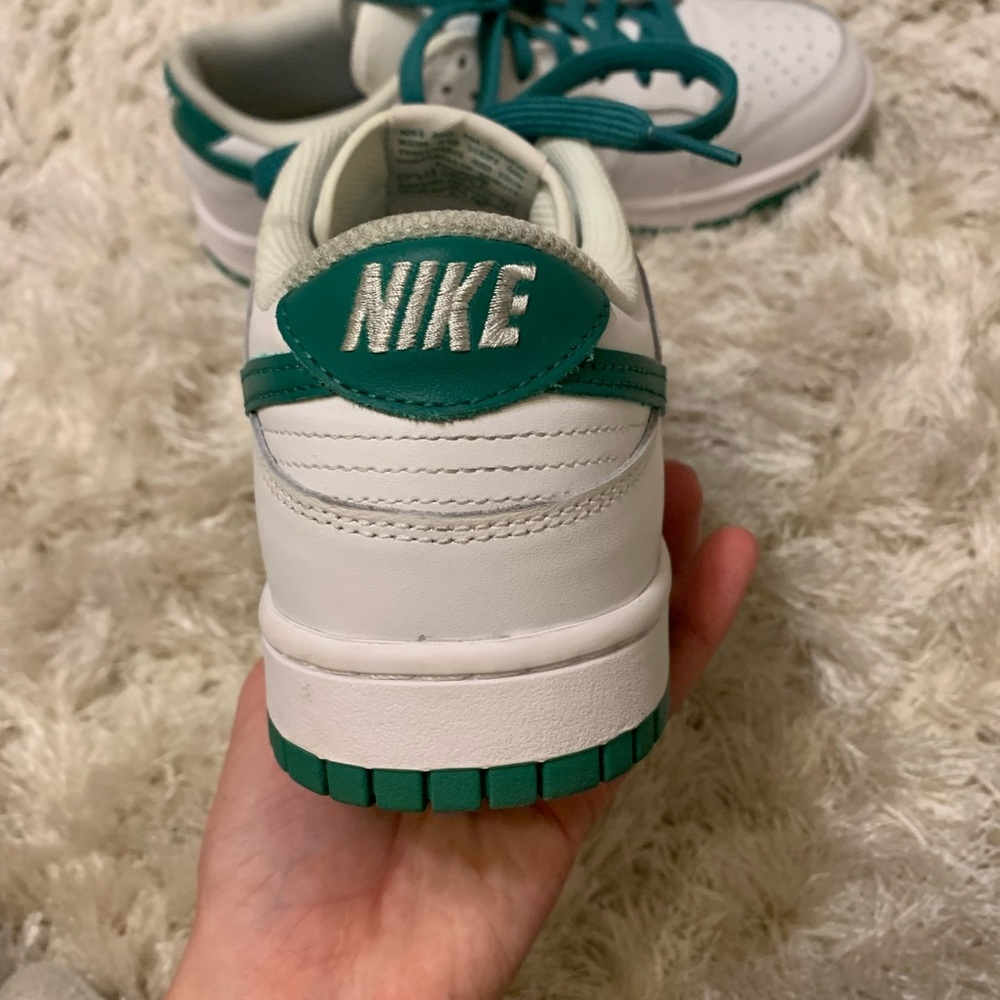 women’s low dunk, “green noise”